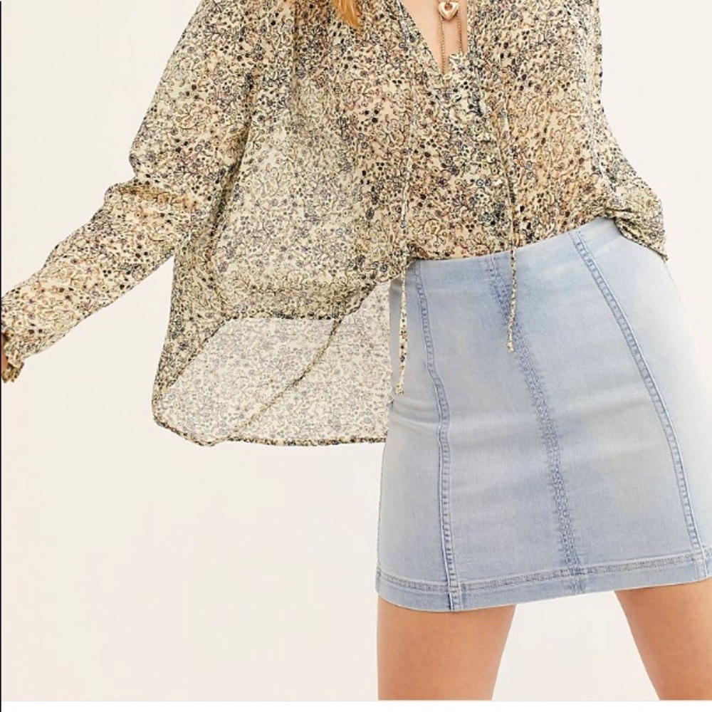 Modern Femme Denim Mini Skirt